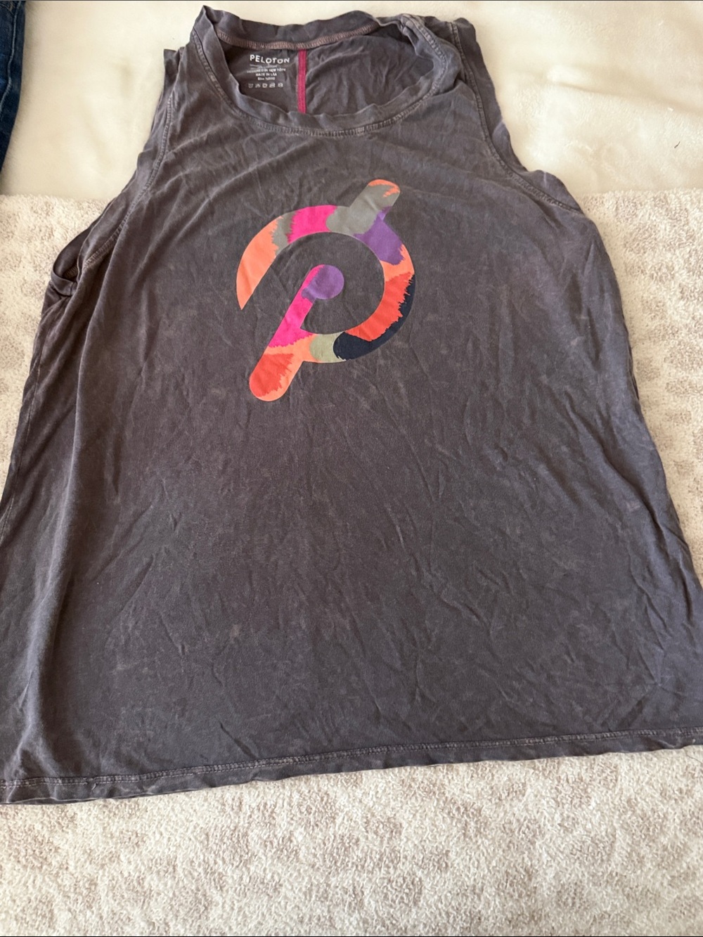Peloton Tank with Multi-Color Logo